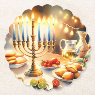 Happy Hanukkah Untersetzer