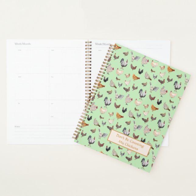 Happy Happy Muster Light Green Planer (Anzeige)