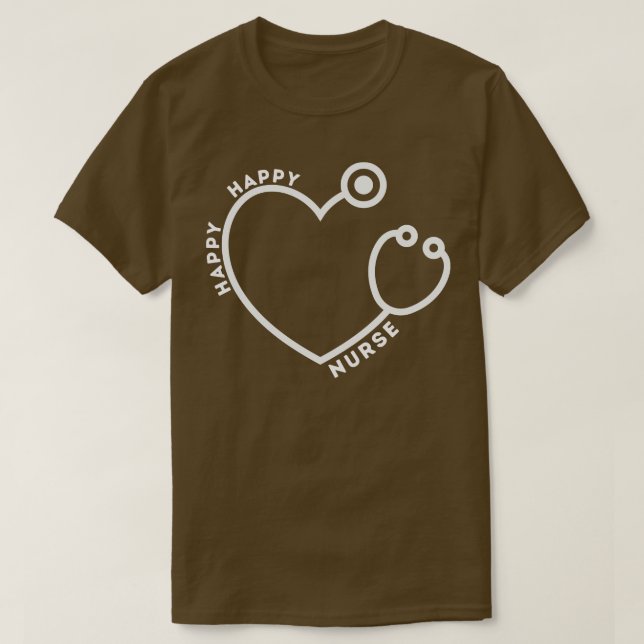 Happy Happy Nurse T-Shirt (Design vorne)