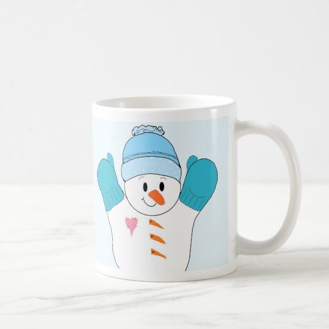 Happy Happy Snowman Tasse (Rechts)
