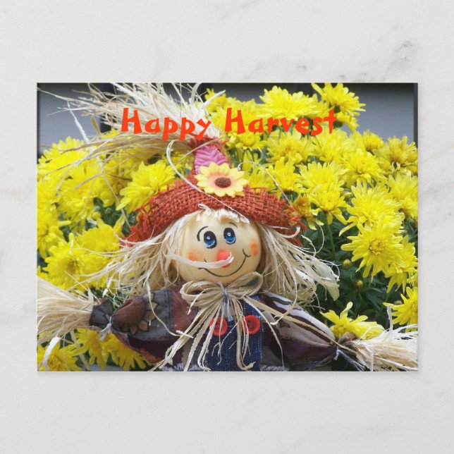 Happy Harvest Feiertagspostkarte (Vorderseite)