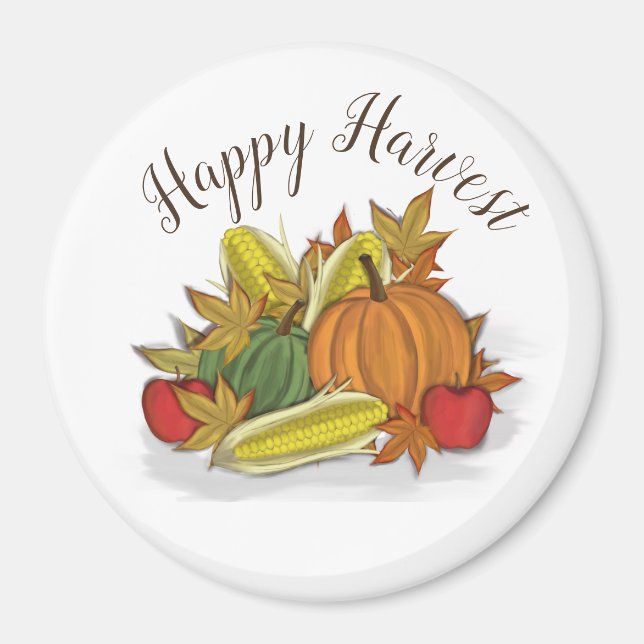 Happy Harvest Magnet (Vorne)