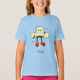 Happy Hat Cartoon T-Shirt