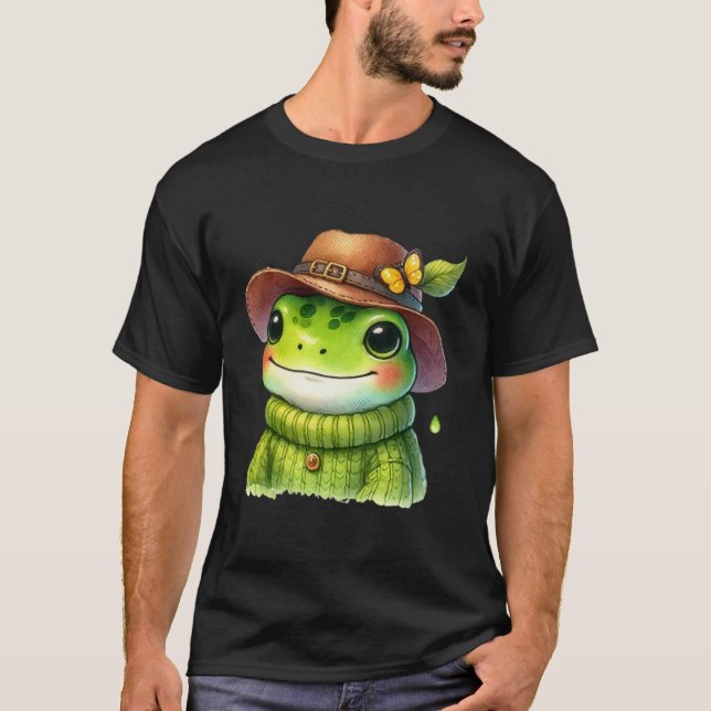 Happy Hat Frog T-Shirt (Vorderseite)