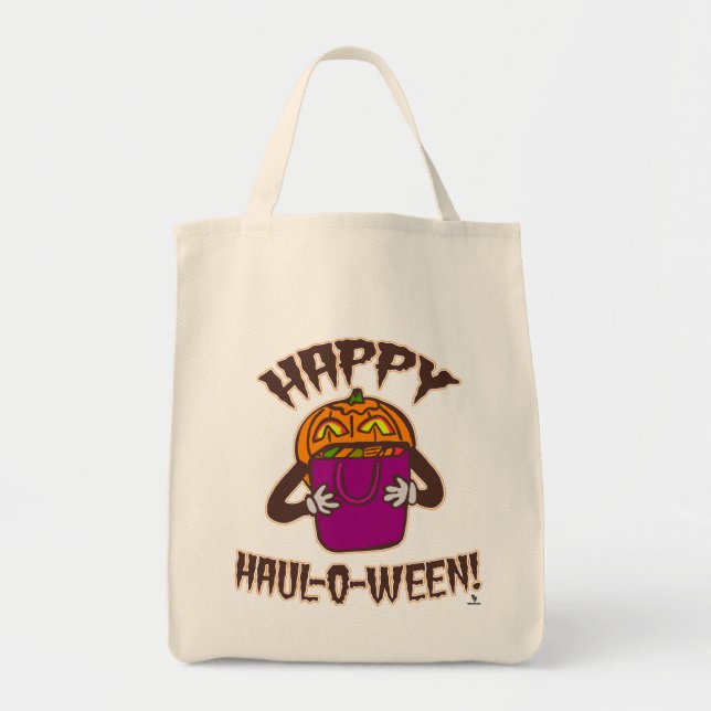 Happy Haul-o-ween Halloween Shopping Spaß Tragetasche (Vorne)