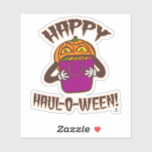 Happy Haul-o-ween Shopping Spaß Halloween Cartoon Aufkleber