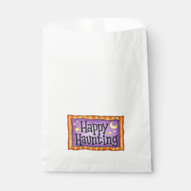 Happy Haunting Geschenktütchen (Vorderseite)