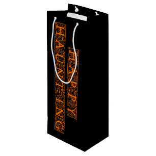 Happy Haunting Geschenktüte Für Weinflaschen