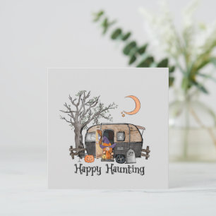 Happy Haunting Halloween Camper Spooky Hexe
