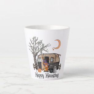 Happy Haunting   Halloween Camper   Spooky Hexe Milchtasse
