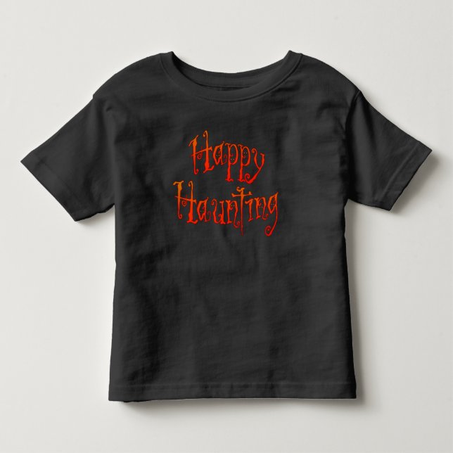 Happy Haunting Kleinkind T-shirt (Vorderseite)