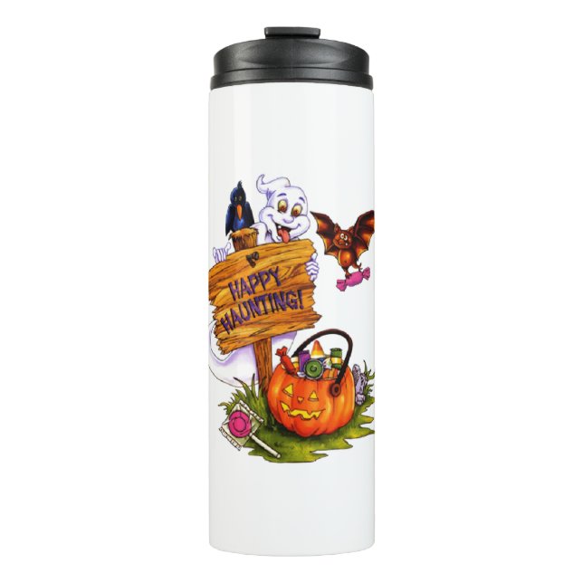 Happy Haunting Thermosbecher (Vorderseite)