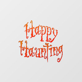 Happy Haunting Window Cloning Fensteraufkleber