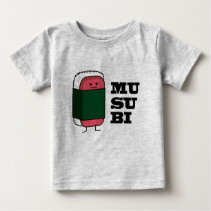 Happy Hawaiian Musubi Sushi Nori Algen Baby T-shirt