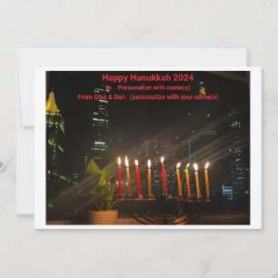 Happy, Healthy Hanukkah Card Feiertagskarte