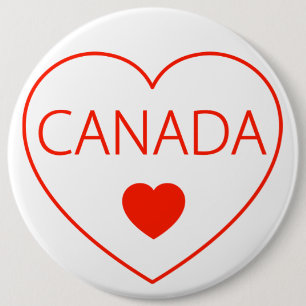 Happy Heart Canada Button