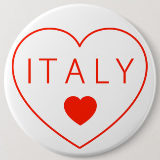 Happy Heart Italien Button