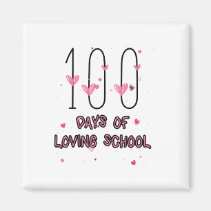 Happy Heart Teacher Valentine Niedlich 100 Tage Li Magnet