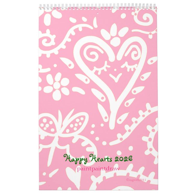 Happy Hearts 2026 Kalender (Titelbild)