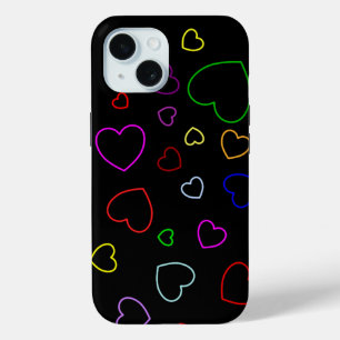 Happy Hearts 2 - Colorful - Niedlich Girly Case -