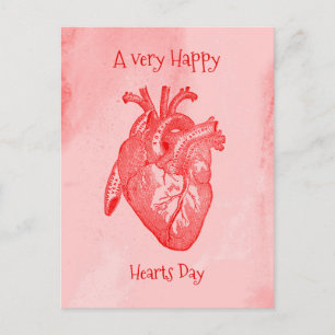 Happy Hearts Day Valentine Feiertagspostkarte