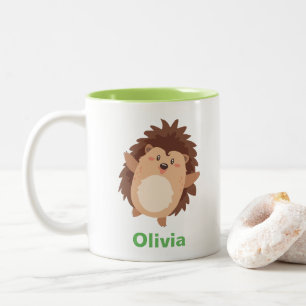 Happy Hedge Hog Personalisiert Work Tasse