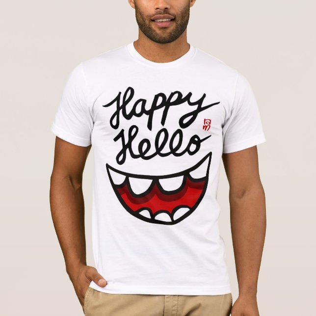 Happy Hello BIG Smile T-Shirt (Vorderseite)