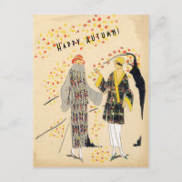 Happy Herbst Flapper Fashions im Herbst