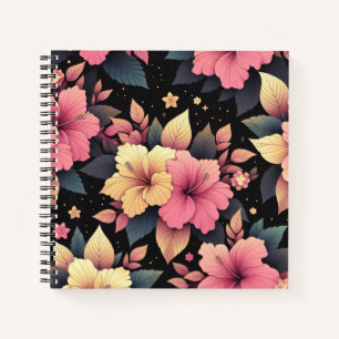 Happy Hibiskus Notizbuch