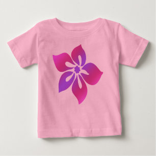 Happy Hibiskus Tropical Floral Blend Baby T-shirt