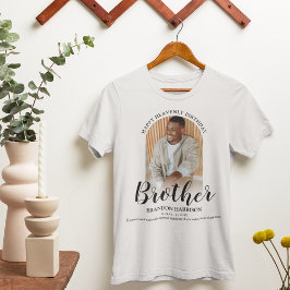 Happy Himmlisch Birthday | Foto Memorial T - Shirt