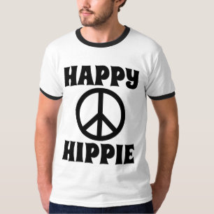 HAPPY HIPPIE RETRO T - SHIRT T-SHIRTS