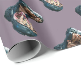 Happy Hippo Geschenkpapier