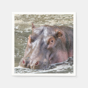 Happy Hippo Serviette