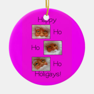 Happy ho holigays Homosexuell-Weihnachtsschmuck Keramikornament