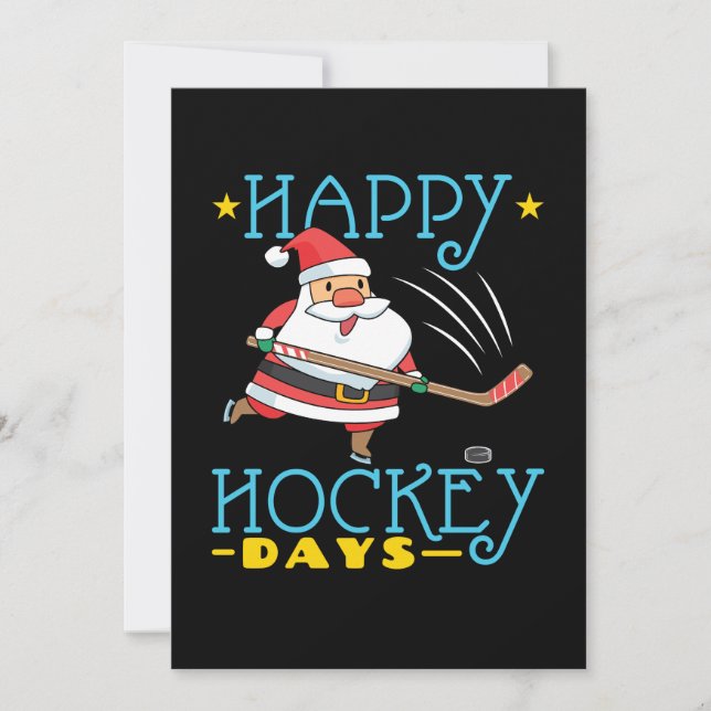 Happy Hockey Days Weihnachten Weihnachten (Vorderseite)