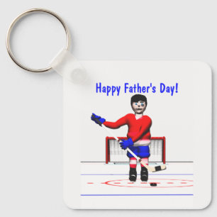 Happy Hockey Vatertag Schlüsselanhänger