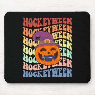 Happy Hockeyween Eishockey halloween Pumpkin Eati Mousepad