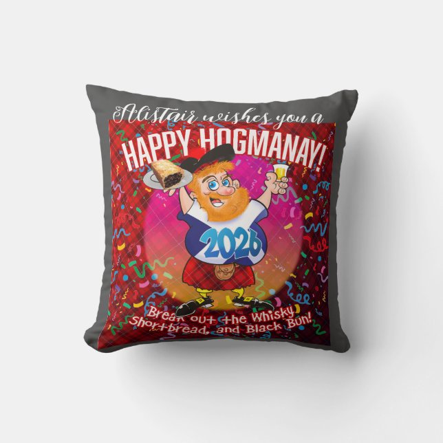 HAPPY HOGMANAY 2026! KISSEN (Vorderseite)