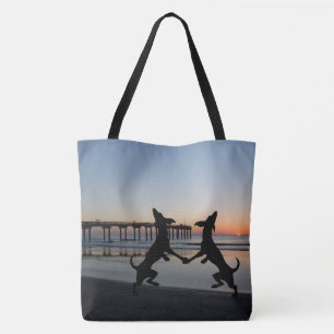 "Happy Hogs' Geschenktasche Tasche Wiederverwendba