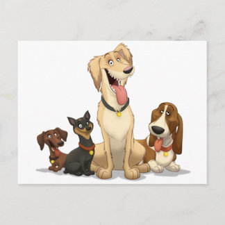 Happy Hogs Postkarte