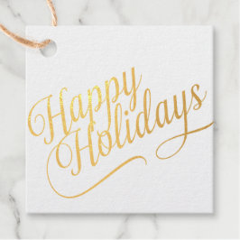 Happy Hoildays Geschenkanhänger