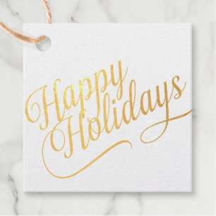 Happy Hoildays Geschenkanhänger