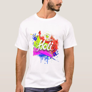 Happy Holi 2022 India Colors Spring Festival, Hind T-Shirt