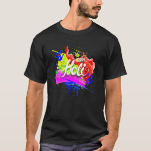 Happy Holi 2022 India Colors Spring Festival Hindu T-Shirt