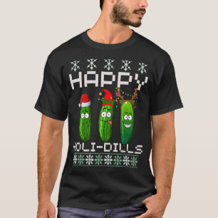 Happy Holi Dills hässliche Weihnachtsfeier I Liebe T-Shirt