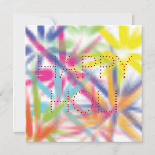 Happy Holi, Festival der Farben, holi hai Karte