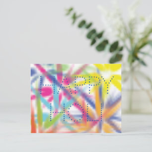 Happy Holi, Festival der Farben, holi hai Postkarte