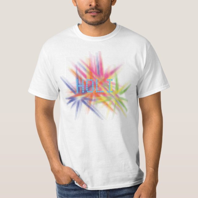 Happy Holi, Festival der Farben, holi hai T-Shirt (Vorderseite)