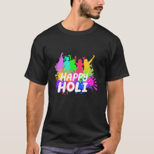 Happy Holi Festival of Colors Indien Hindu Men Wom T-Shirt